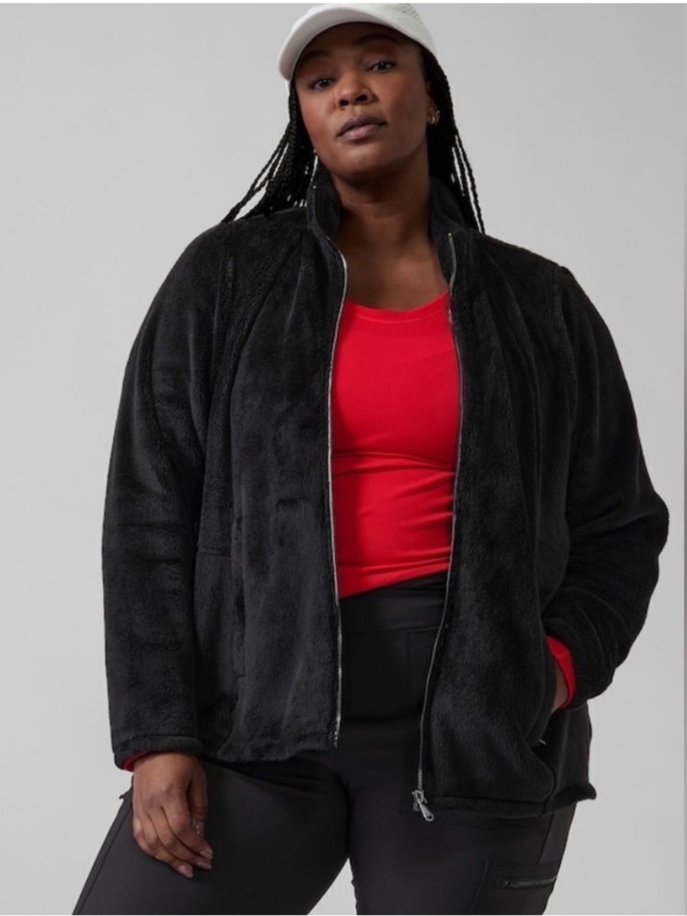 Athleta Recover Stretch Fleece Full Zip
Jacket